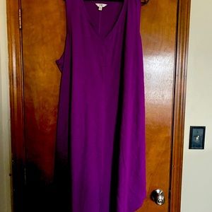 Terra & sky purple tank dress size 3x